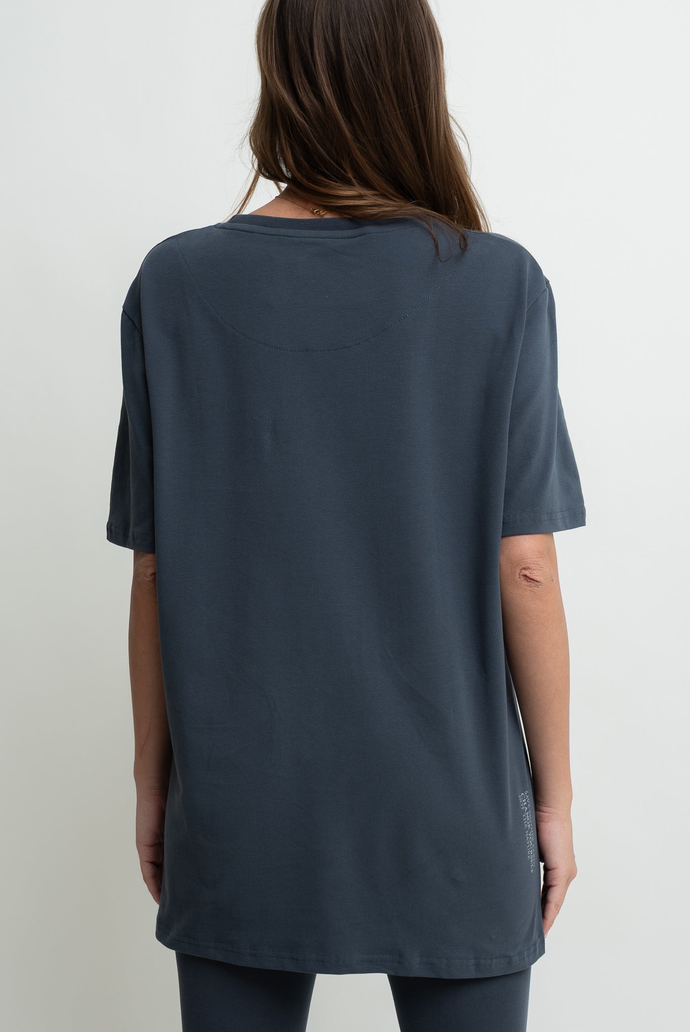 OVERSIZE GRAPHITE T-SHIRT - HURON