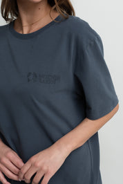 OVERSIZE GRAPHITE T-SHIRT - HURON