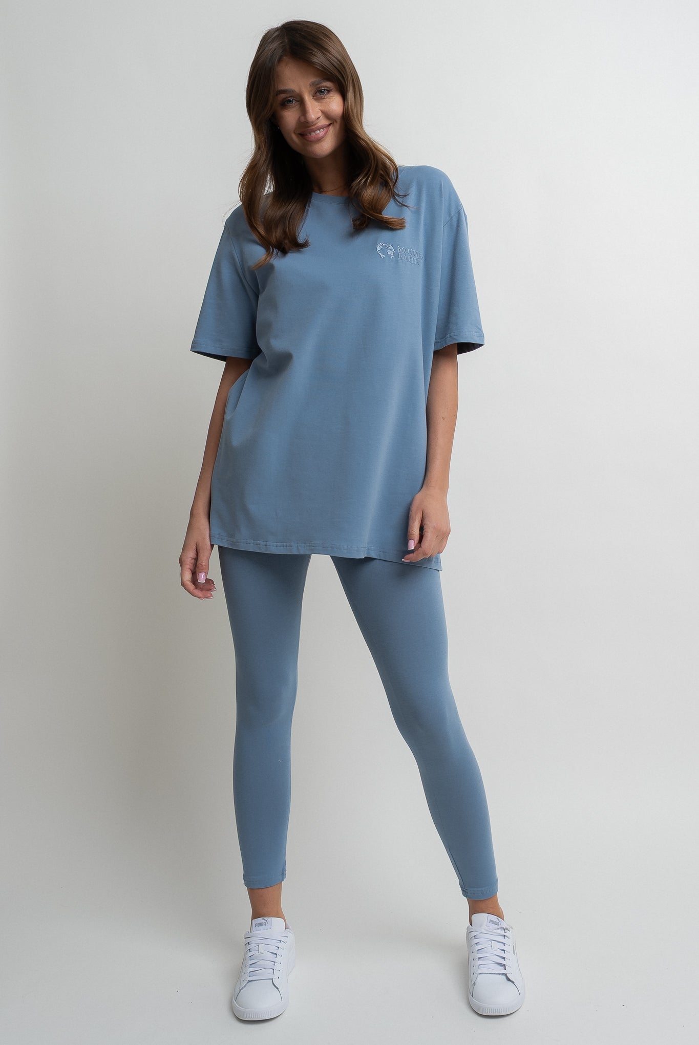 OVERSIZE T-SHIRT DARK BLUE - HURON