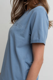 WOMEN'S DARK BLUE T-SHIRT - MORAINE