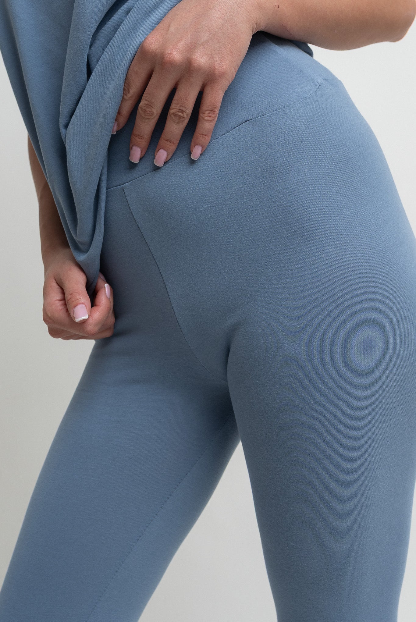 COTTON LEGGINGS DARK BLUE - LUIZIANA