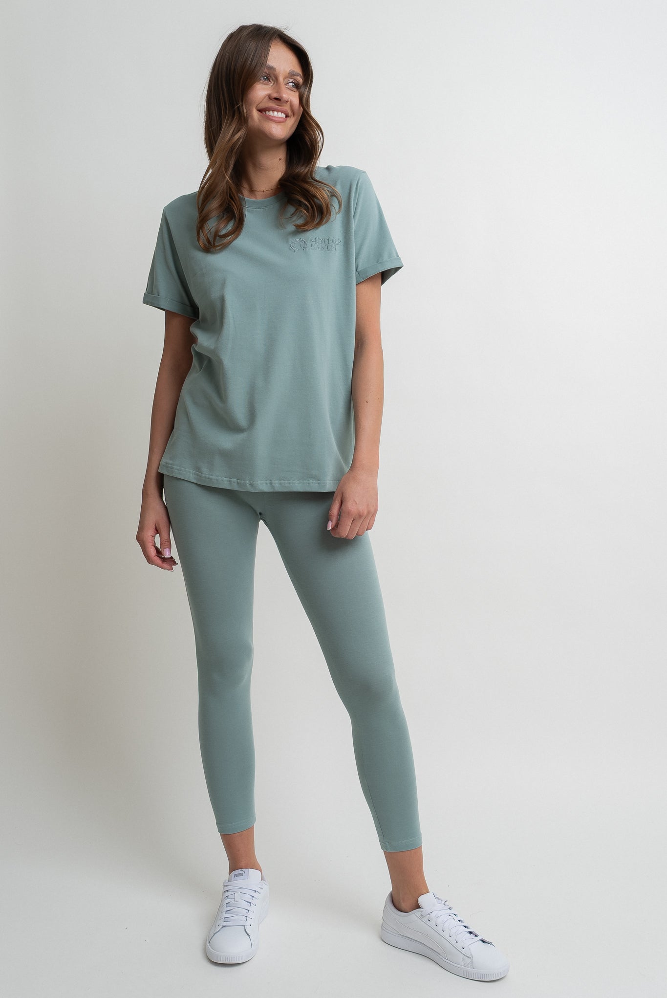 WOMEN'S TURQUOISE T-SHIRT - MORAINE