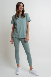 WOMEN'S TURQUOISE T-SHIRT - MORAINE
