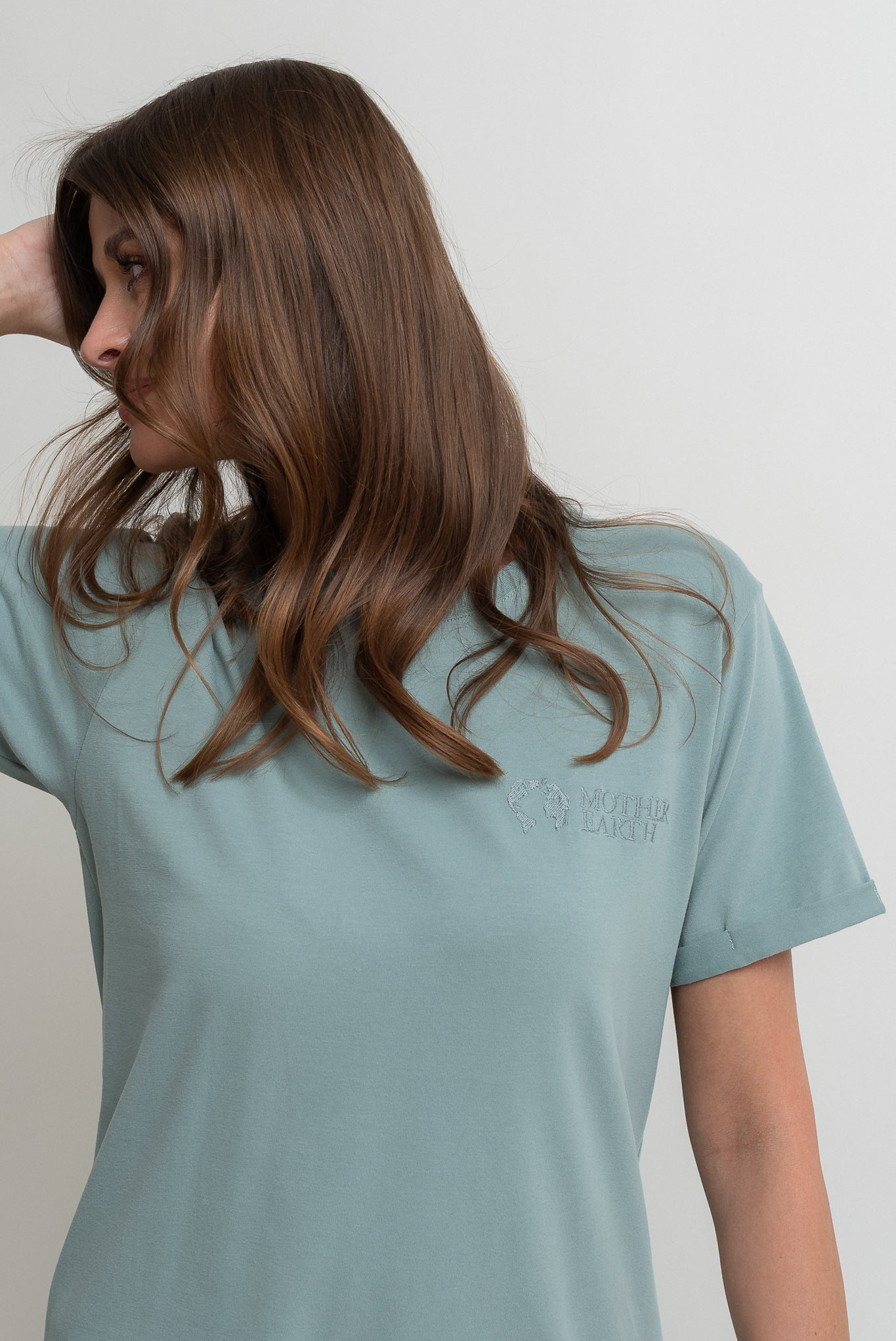 WOMEN'S TURQUOISE T-SHIRT - MORAINE