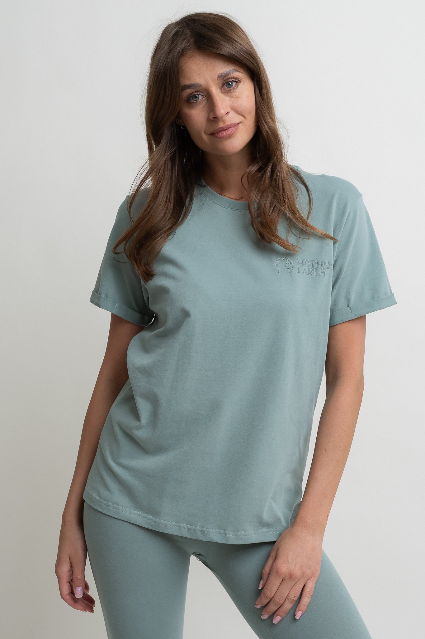 WOMEN'S TURQUOISE T-SHIRT - MORAINE