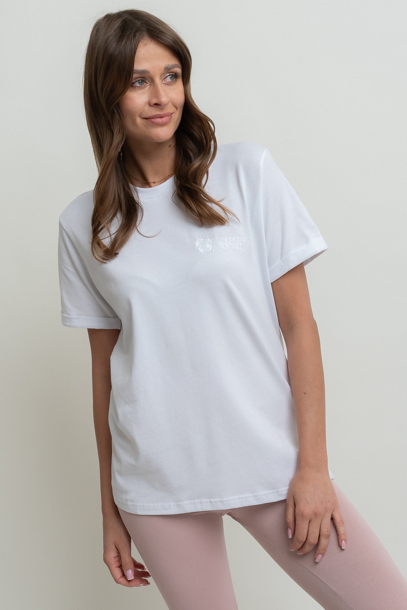 WOMEN'S WHITE T-SHIRT - MORAINE