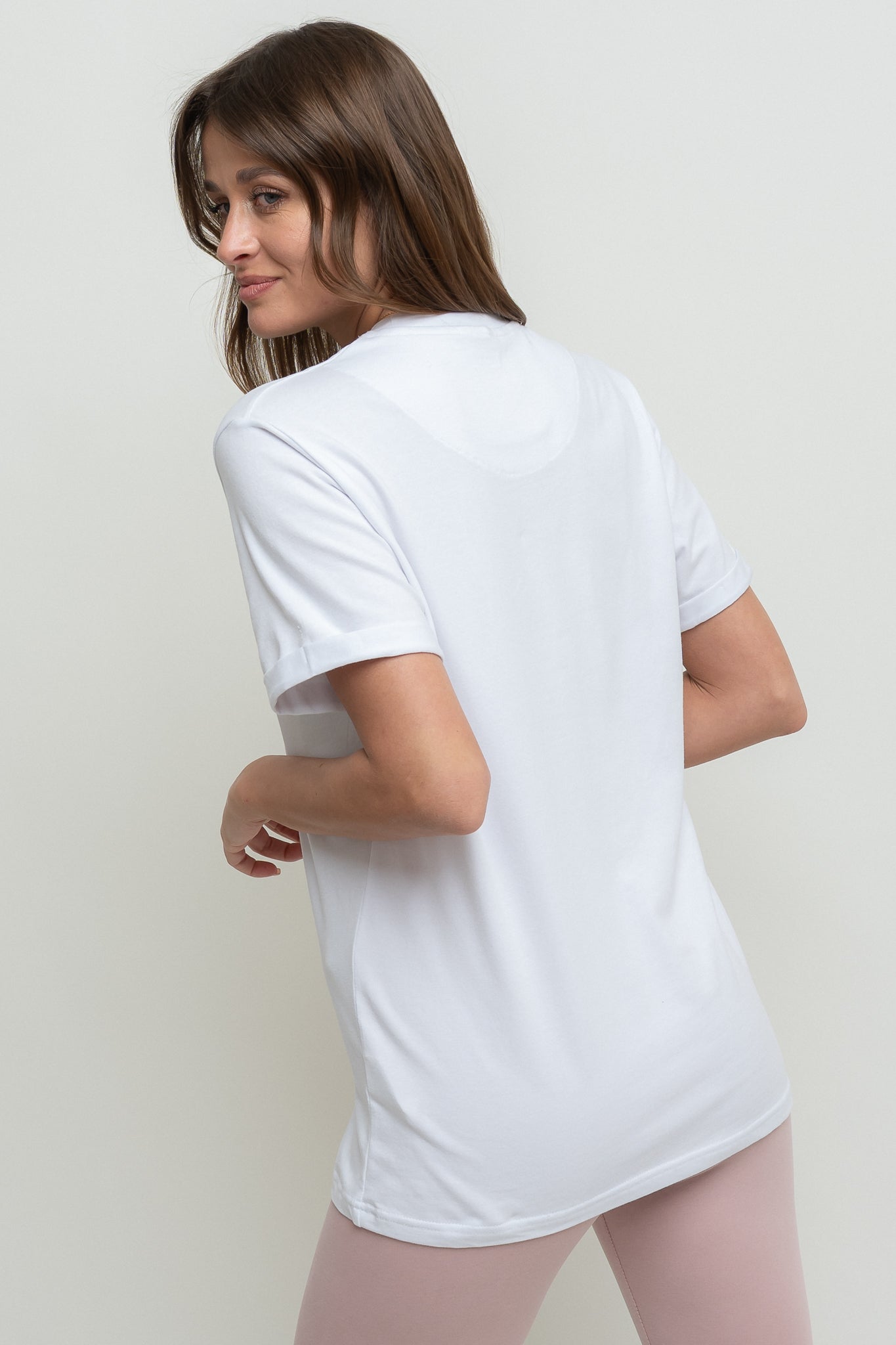 WOMEN'S WHITE T-SHIRT - MORAINE