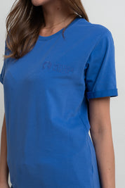 WOMEN'S CORNFLOWER BLUE T-SHIRT - MORAINE