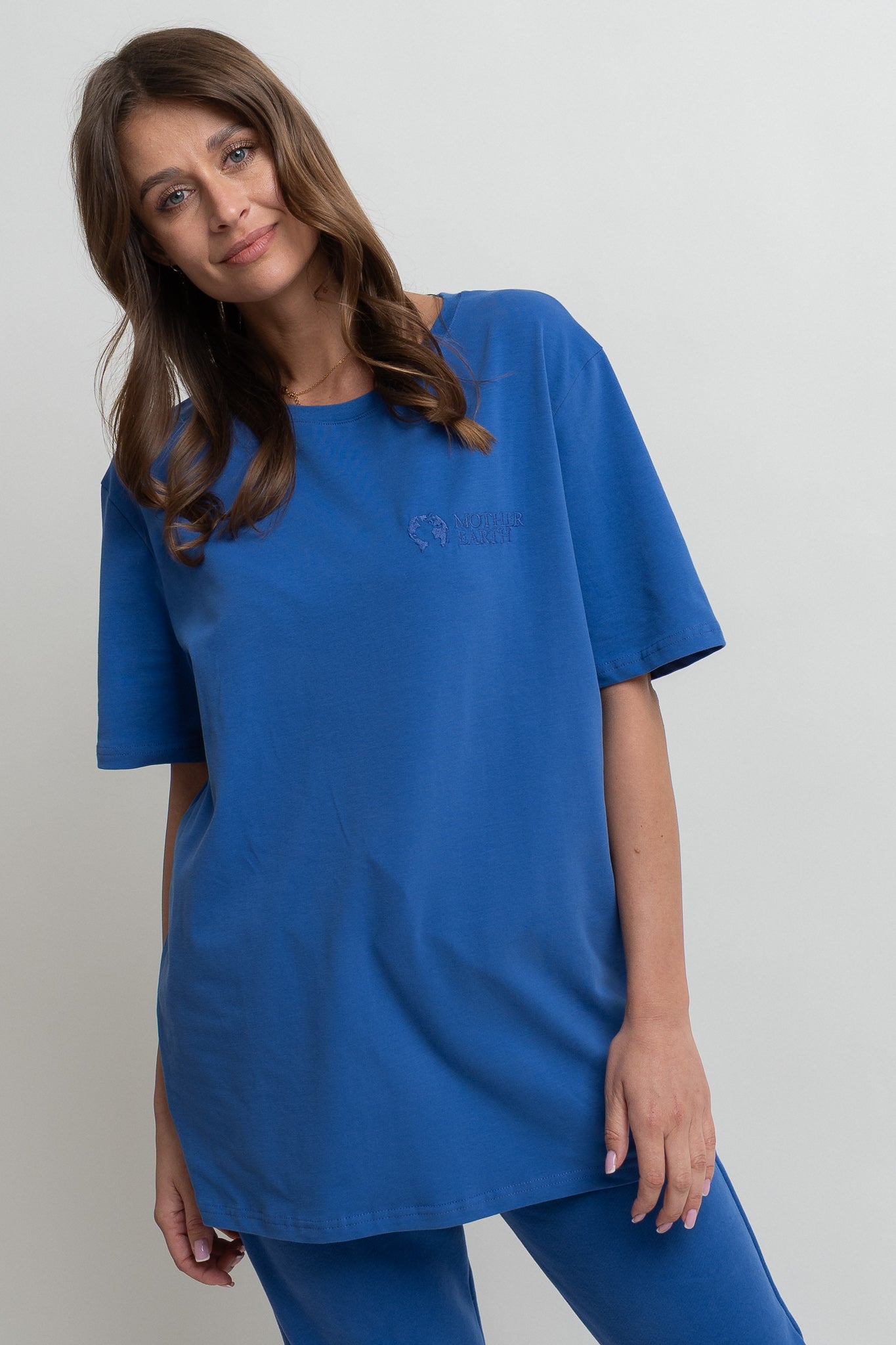 OVERSIZE T-SHIRT COVERNON BROWN - HURON