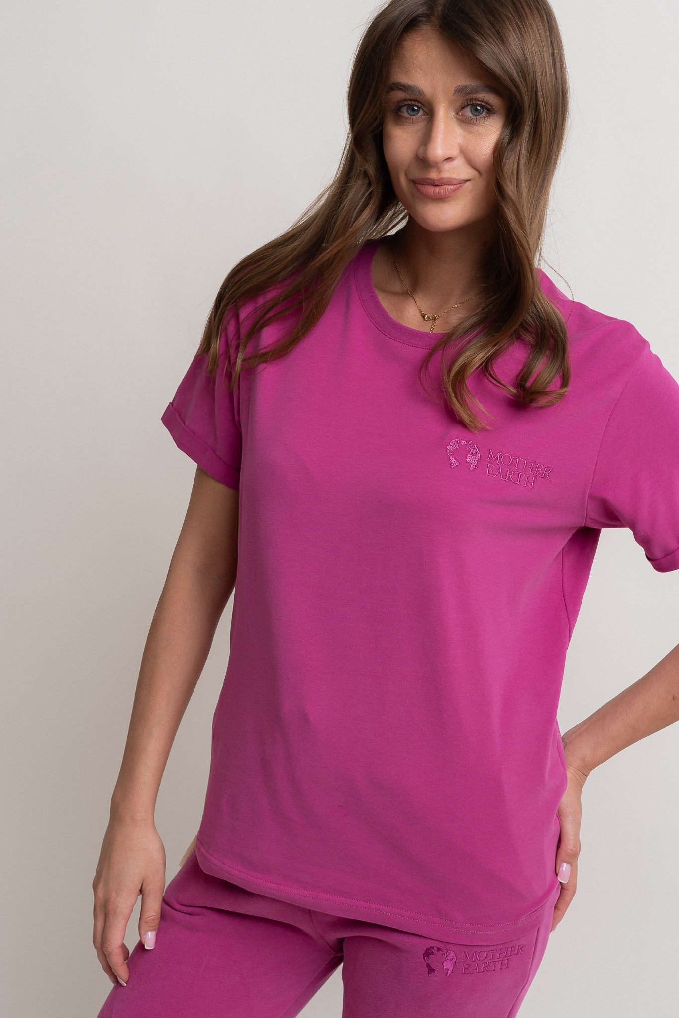 WOMEN'S PINK T-SHIRT - MORAINE