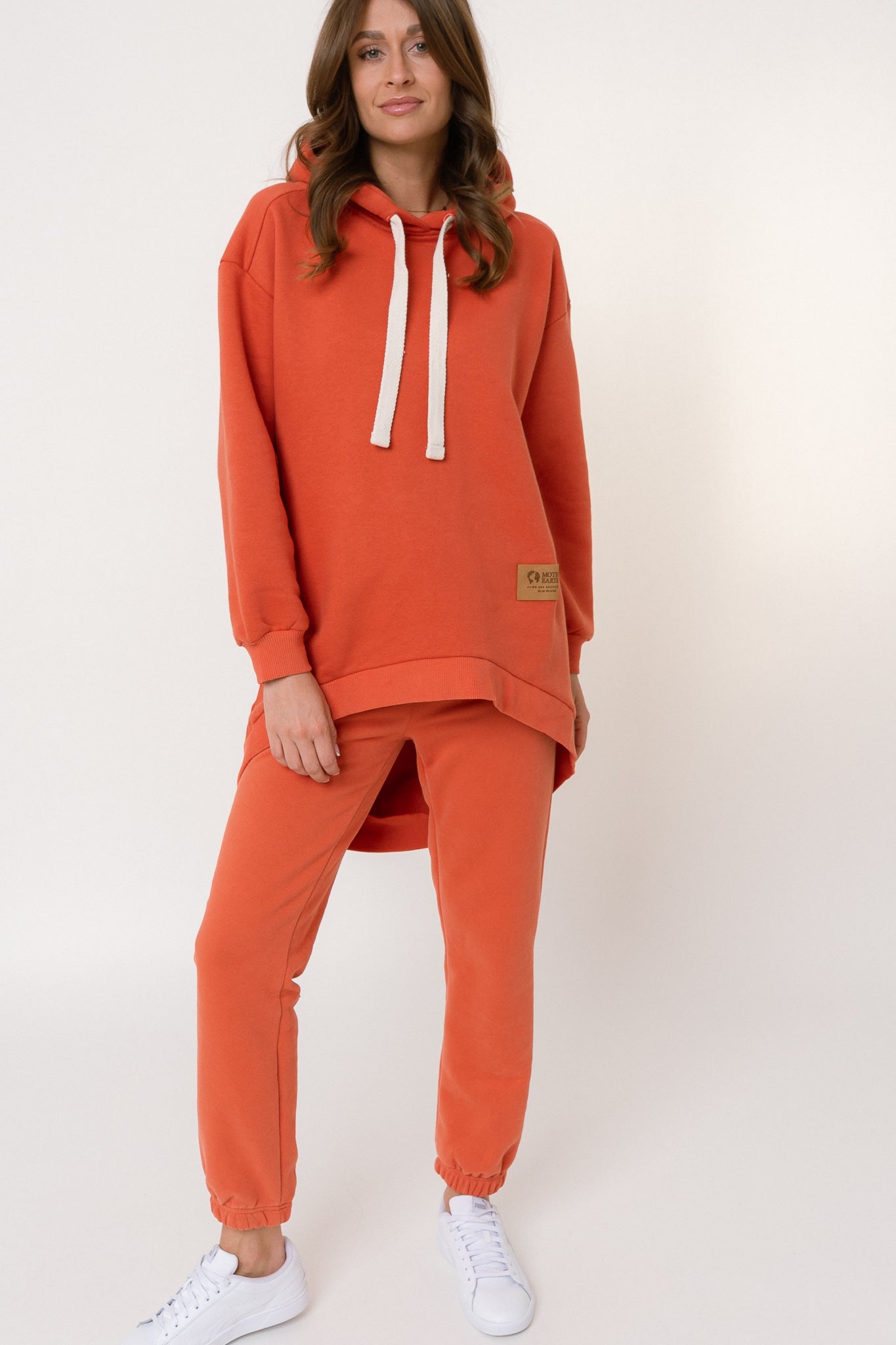 ORANGE HOODIE WITH EXTENDED BACK - ANDAMAN
