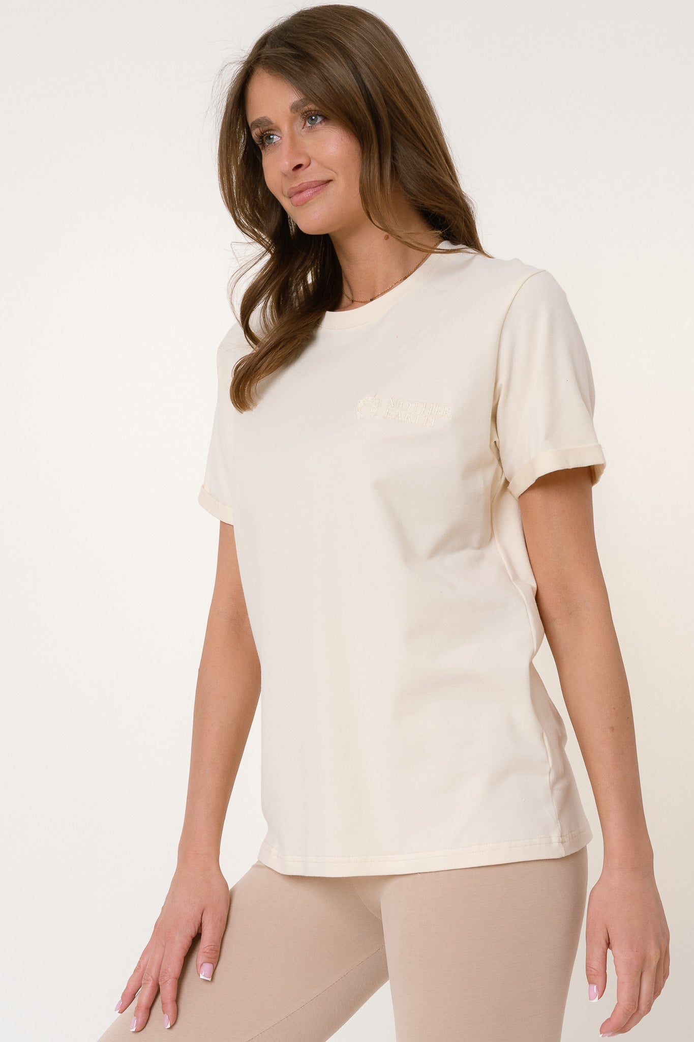 ECRU-MORAINE WOMEN'S T-SHIRT