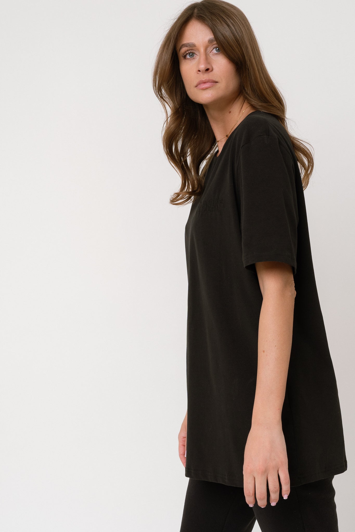 OVERSIZE T-SHIRT BLACK - HURON