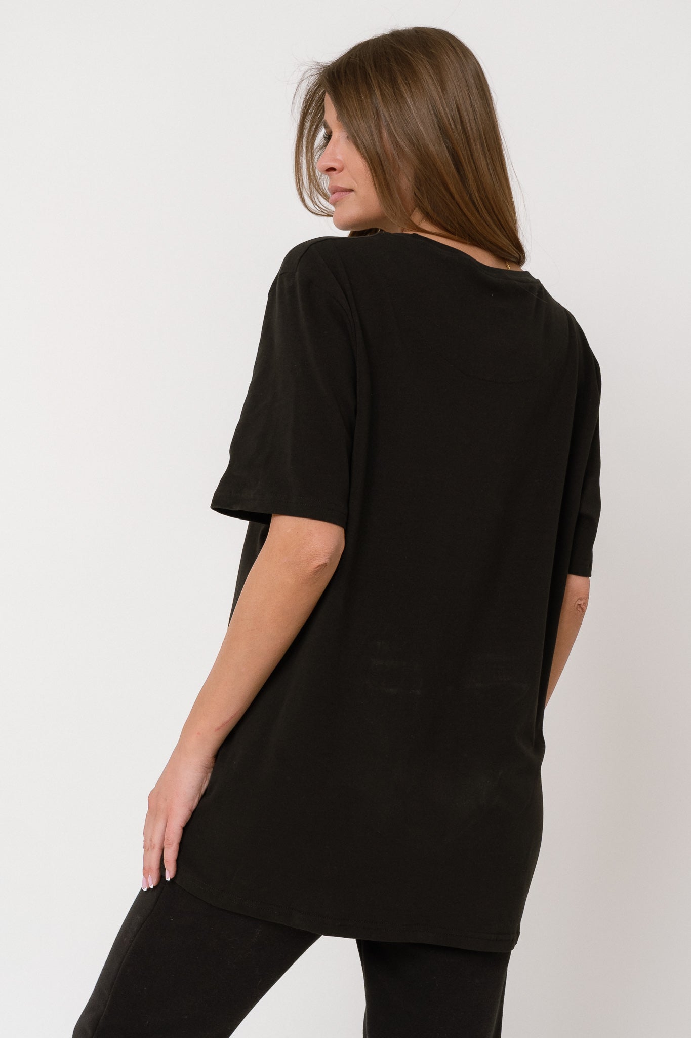 OVERSIZE T-SHIRT BLACK - HURON