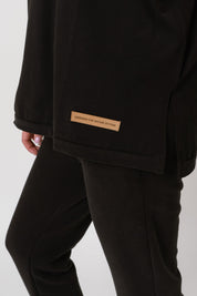 WOMEN'S BLACK T-SHIRT - EGADA