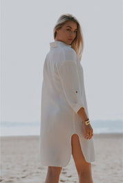 ECRU MUSLIN DRESS - NIOBE