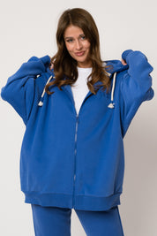 BLUZA Z KAPTUREM ROZPINANA CHABROWA - NIKO