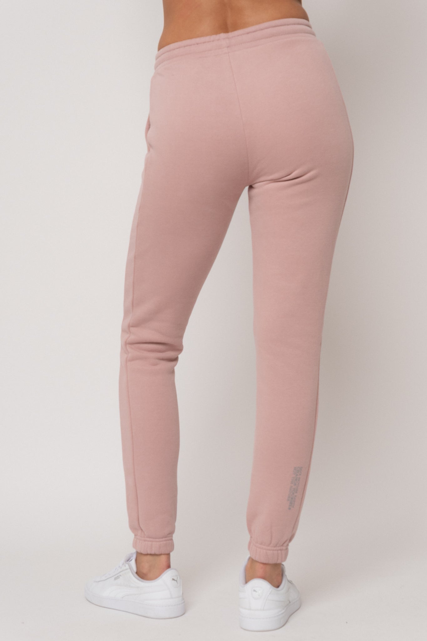 FITTED LONG LIGHT PINK SWEATPANTS - ITAKA