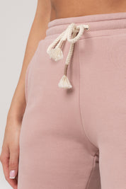 FITTED LONG LIGHT PINK SWEATPANTS - ITAKA