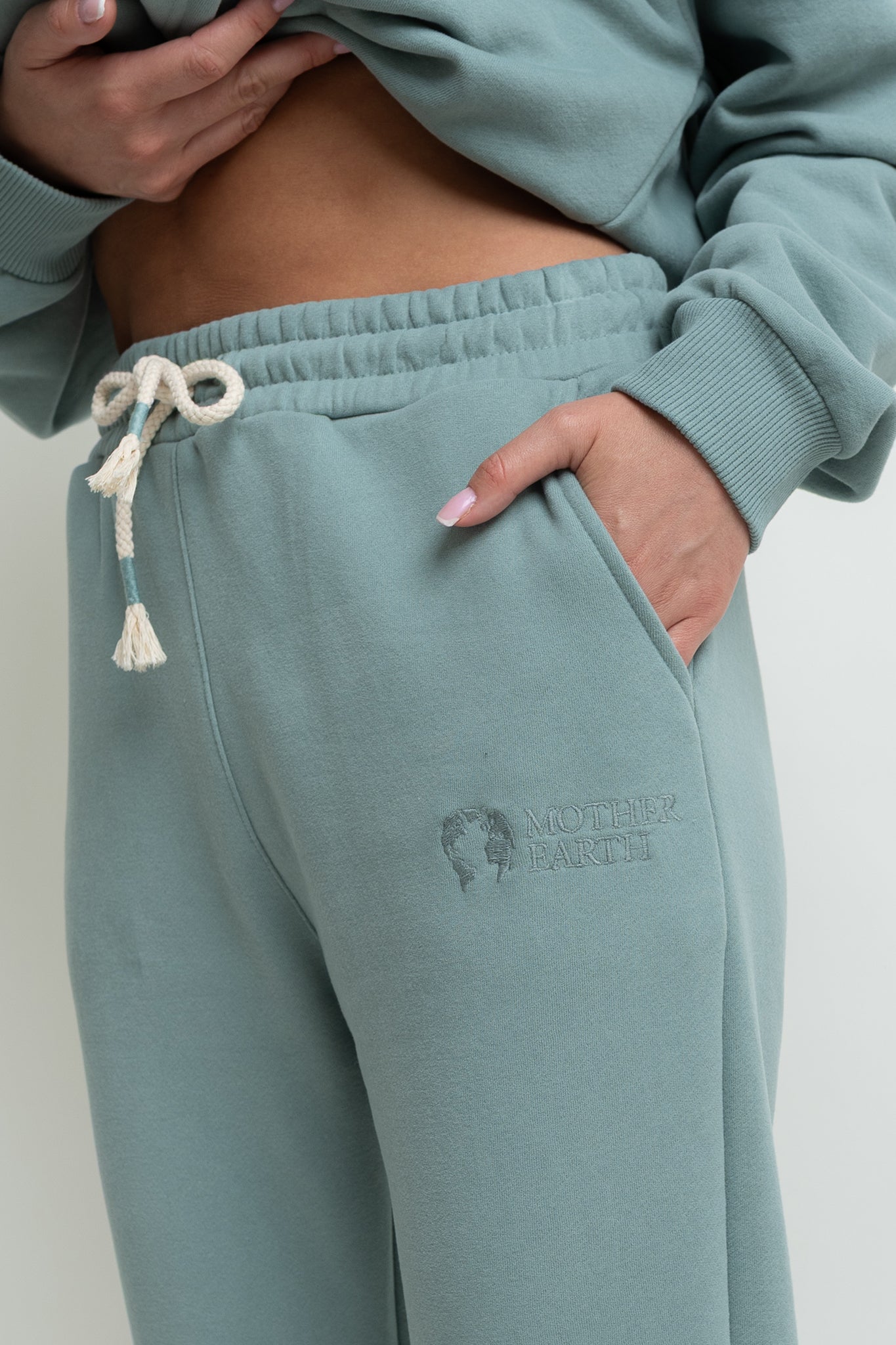 JOGGER TROUSERS TURQUOISE - BEGERA