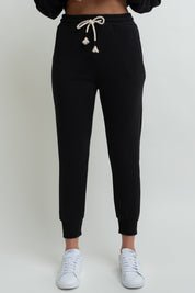 BLACK JOGGER TROUSERS - BEGERA