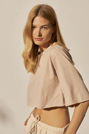 CROP TOP RAW FINISHED SAND - CURACAO