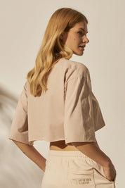 CROP TOP RAW FINISHED SAND - CURACAO