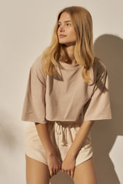 CROP TOP RAW FINISHED SAND - CURACAO