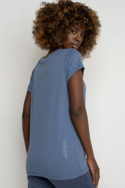 WOMEN'S BLUE T-SHIRT - PETIT