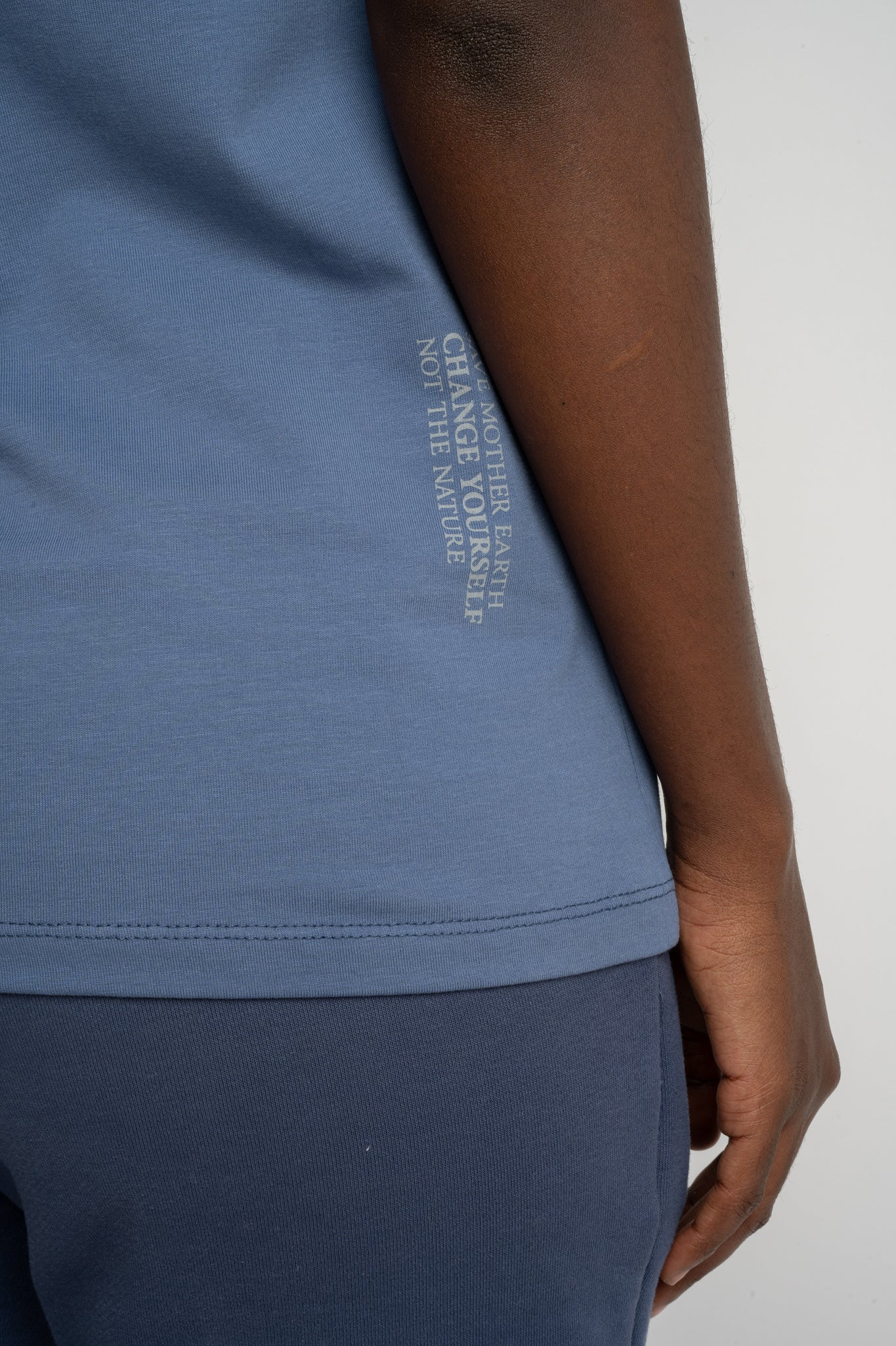 WOMEN'S BLUE T-SHIRT - PETIT