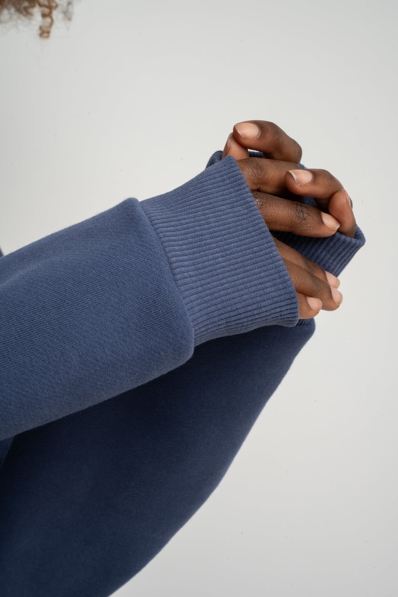NAVY BLUE HOODIE - MURIA