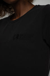 WOMEN'S BLACK T-SHIRT - PETIT
