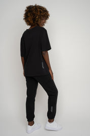 Women's Black T-SHIRT - OYSTER