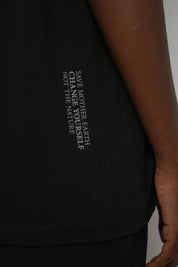 Women's Black T-SHIRT - OYSTER