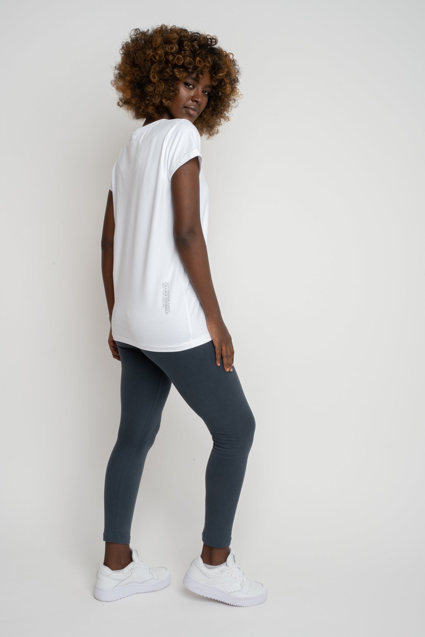 WOMEN'S WHITE T-SHIRT - PETIT