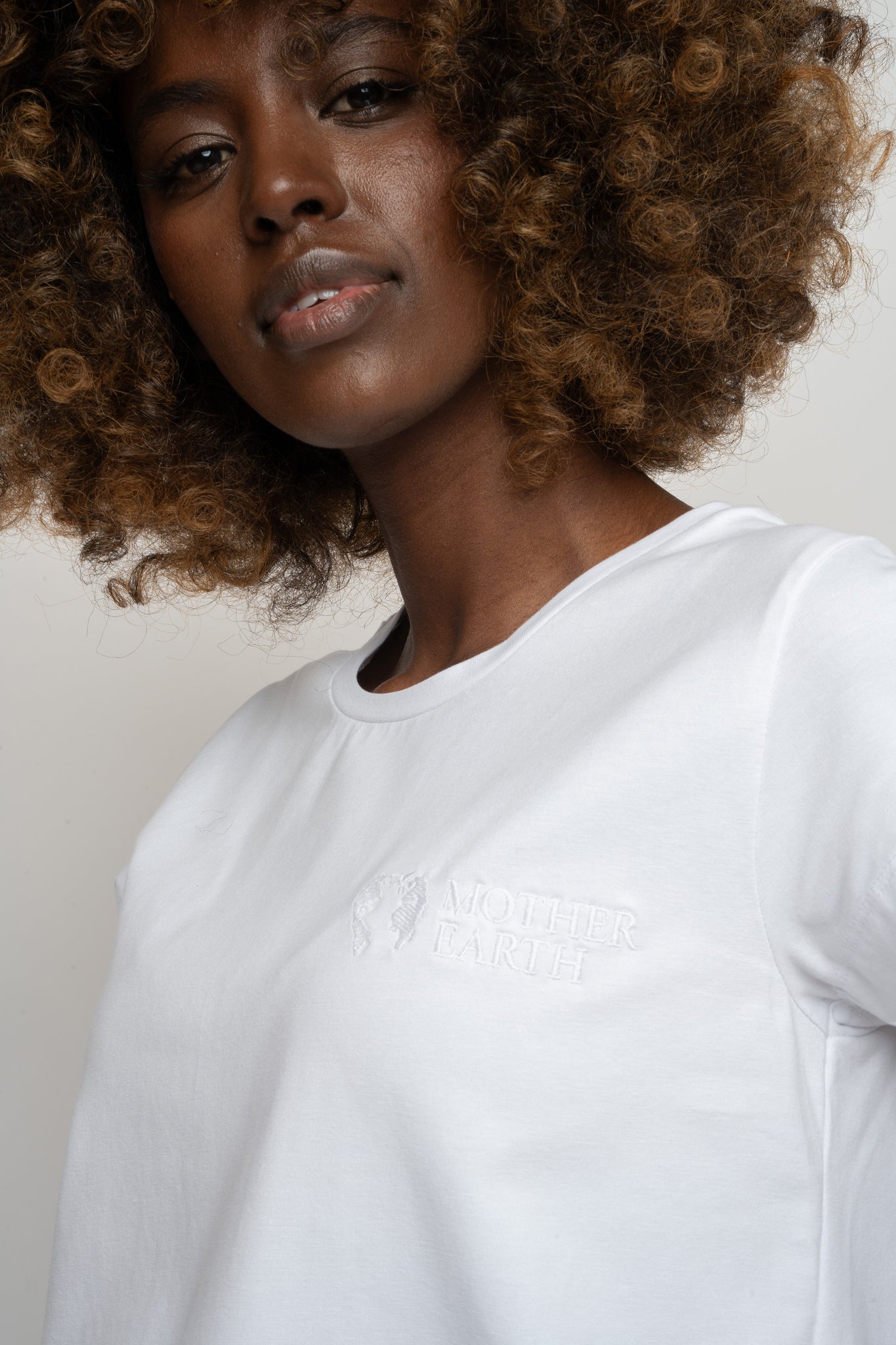 WOMEN'S WHITE T-SHIRT - PETIT