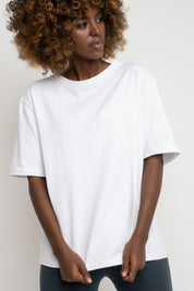WOMEN'S WHITE T-SHIRT - OYSTER