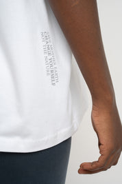 WOMEN'S WHITE T-SHIRT - OYSTER