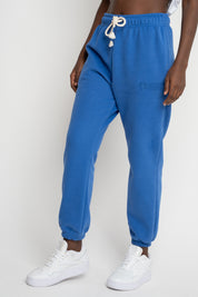 BAGGY SWEATPANTS, CORNFLOWER BLUE - KARPATOS
