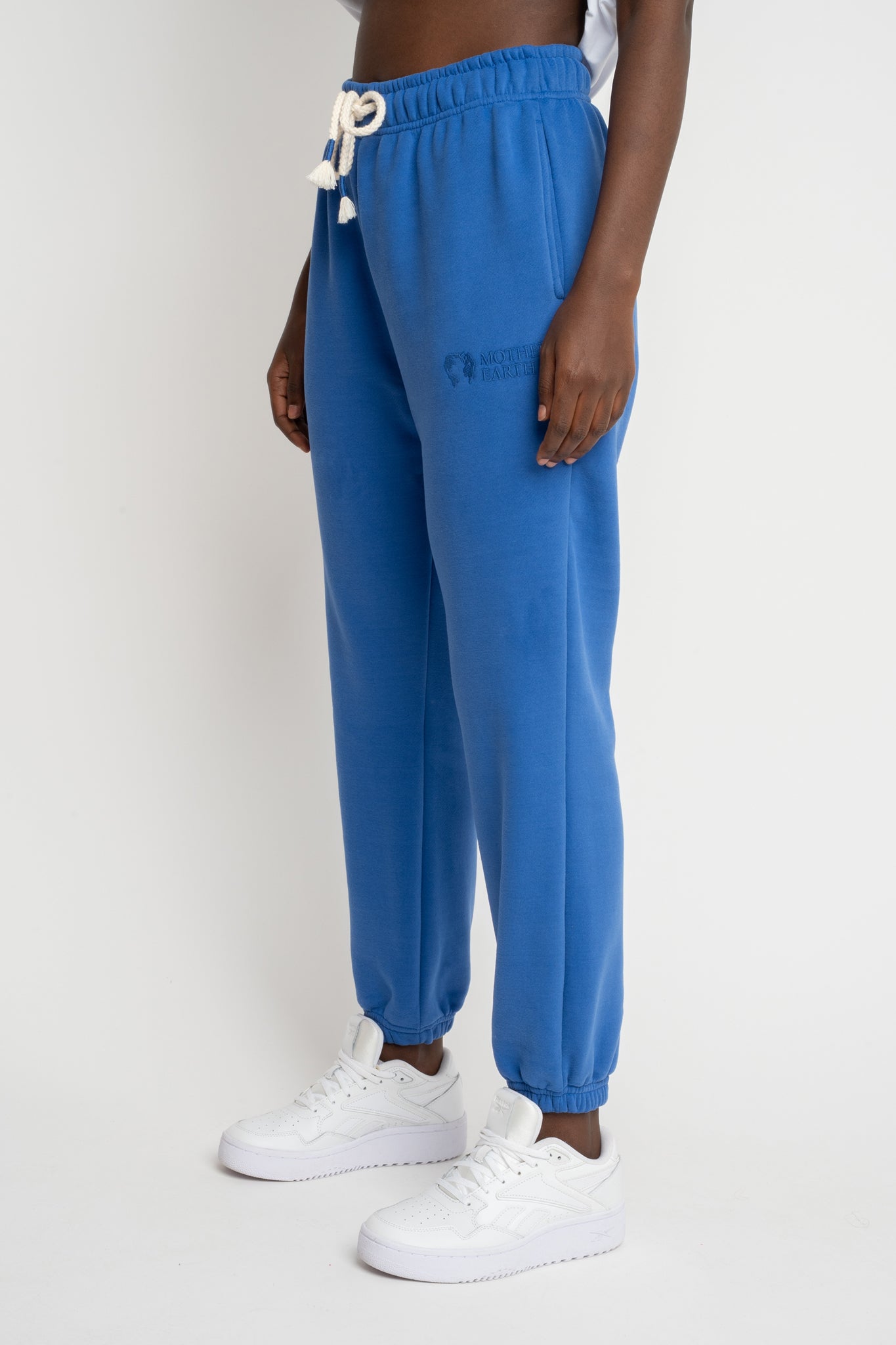 BAGGY SWEATPANTS, CORNFLOWER BLUE - KARPATOS