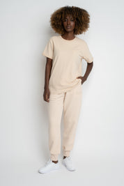WOMEN'S LIGHT BEIGE T-SHIRT - MORAINE
