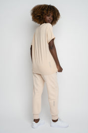 WOMEN'S LIGHT BEIGE T-SHIRT - MORAINE