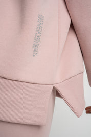 BLUZA OVERSIZE Z SZEROKIM DEKOLTEM JANORÓŻOWA  - MULL