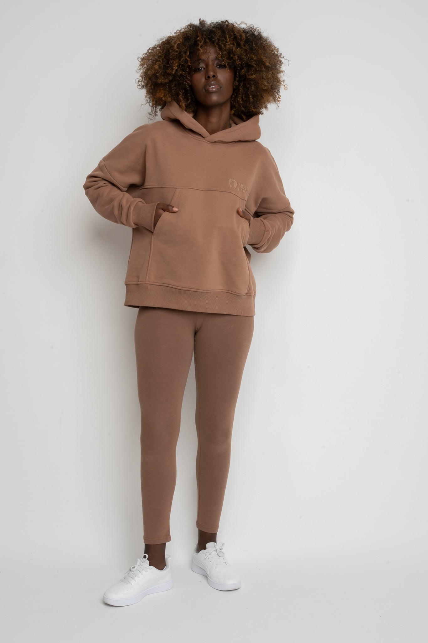 BROWN HOODIE - MURIA