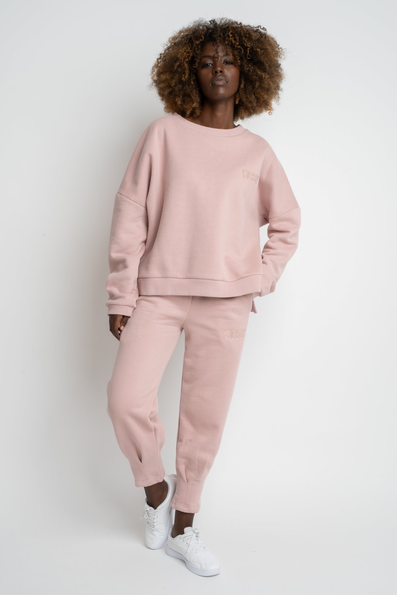 TAPERED LEG SWEATPANTS LIGHT PINK - ANACAPA