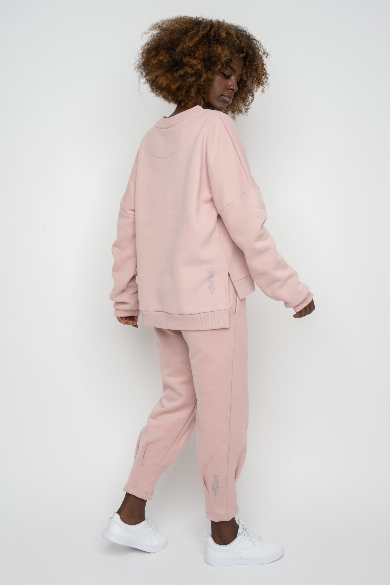 TAPERED LEG SWEATPANTS LIGHT PINK - ANACAPA