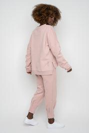 TAPERED LEG SWEATPANTS LIGHT PINK - ANACAPA