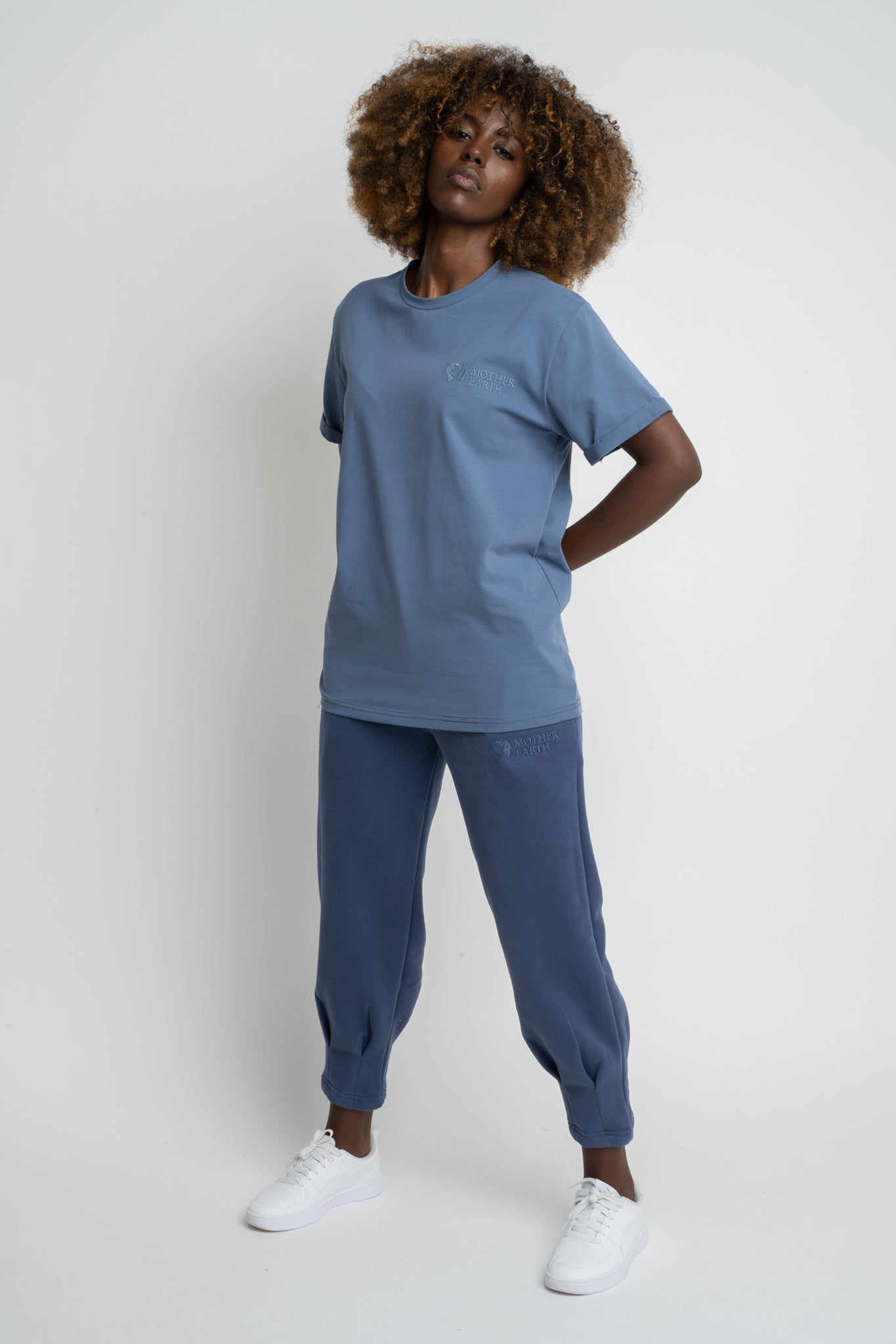 WOMEN'S NAVY BLUE T-SHIRT - MORAINE