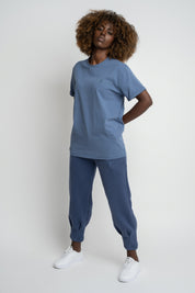 WOMEN'S NAVY BLUE T-SHIRT - MORAINE