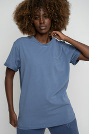 WOMEN'S NAVY BLUE T-SHIRT - MORAINE
